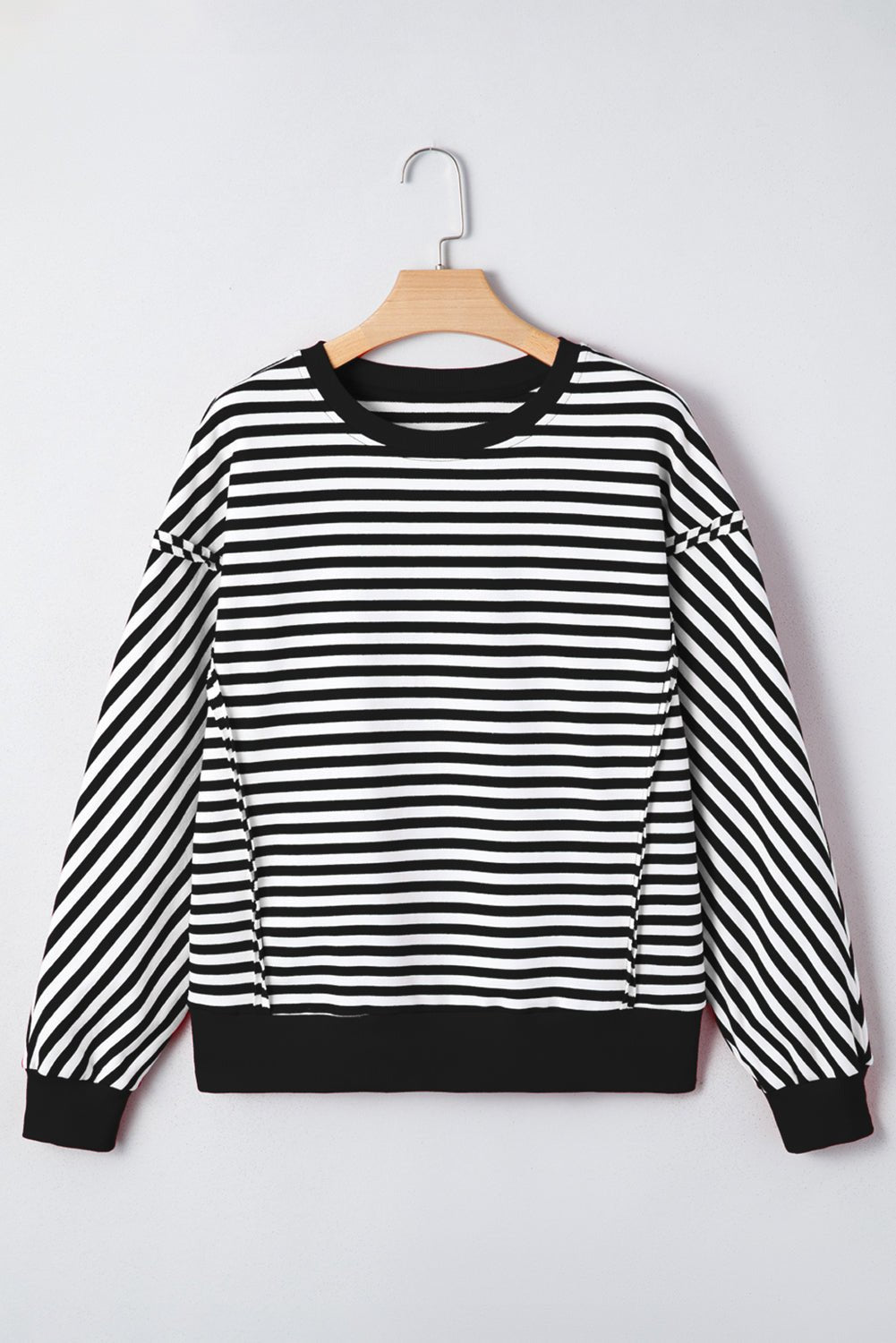 Gracelynn Shoulder Casual Pullover Top - Hello Beautiful BoutiqueLong Sleeve TopsThreaded Pear