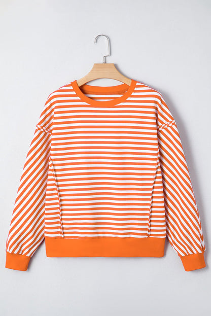 Gracelynn Shoulder Casual Pullover Top - Hello Beautiful BoutiqueLong Sleeve TopsThreaded Pear