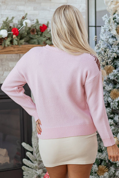 Grehara Man Print Casual Sweater - Hello Beautiful BoutiqueSweatersThreaded Pear