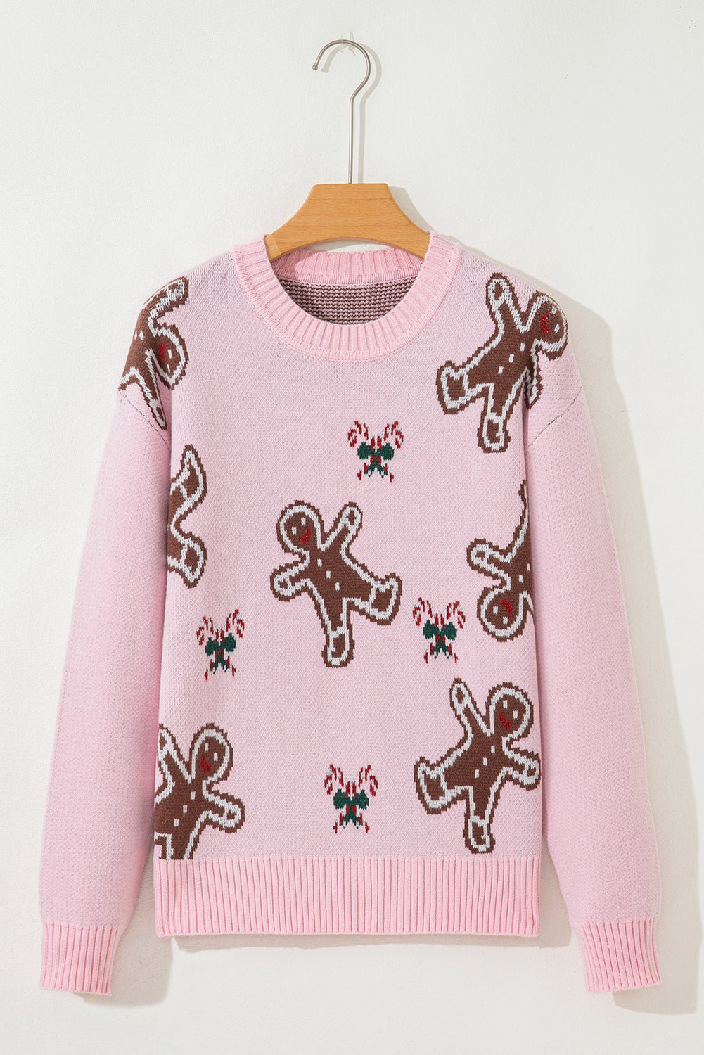 Grehara Man Print Casual Sweater - Hello Beautiful BoutiqueSweatersThreaded Pear