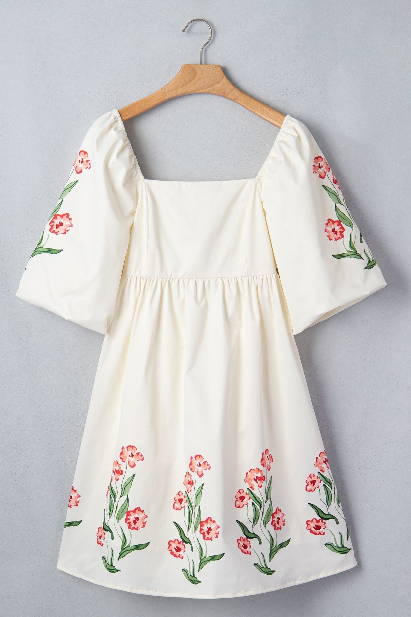 Greta Puff Sleeve Babydoll Dress - Hello Beautiful BoutiqueMini DressesThreaded Pear