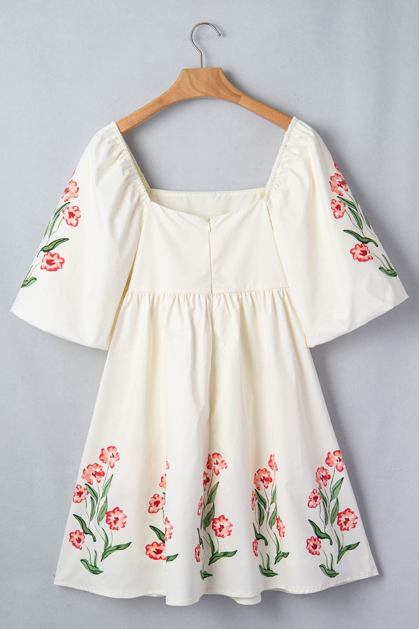 Greta Puff Sleeve Babydoll Dress - Hello Beautiful BoutiqueMini DressesThreaded Pear