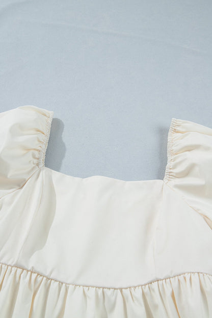 Greta Puff Sleeve Babydoll Dress - Hello Beautiful BoutiqueMini DressesThreaded Pear