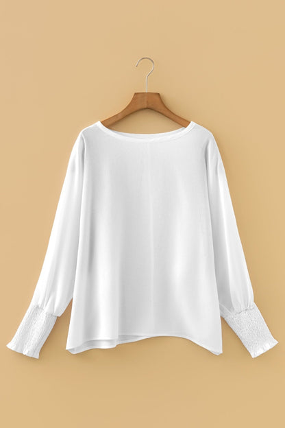 Gwen Sleeve Dolman Blouse Long Sleeve Top - Hello Beautiful BoutiqueBlouses & ShirtsThreaded Pear