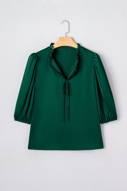 Gwendolyn 3 4 Sleeve Blouse - Hello Beautiful BoutiqueBlouses & ShirtsThreaded Pear
