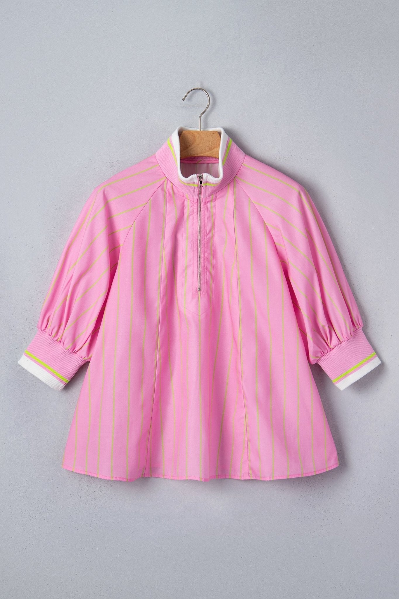 Gwendolyn Cuff Casual Shift Blouse - Hello Beautiful BoutiqueBlouses & ShirtsThreaded Pear