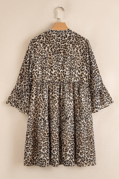 Gwenhara 4 Sleeve Swing Dress - Hello Beautiful BoutiqueMini DressesThreaded Pear