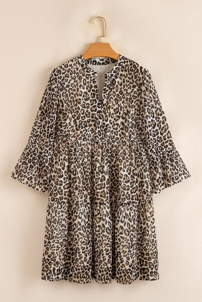 Gwenhara 4 Sleeve Swing Dress - Hello Beautiful BoutiqueMini DressesThreaded Pear