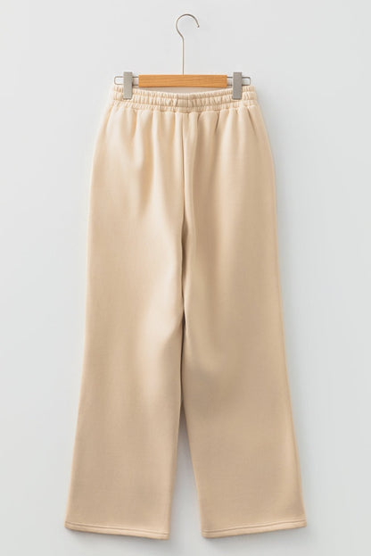 Hailey Elastic Waist Solid Pants - Hello Beautiful BoutiquePants & CulotteThreaded Pear