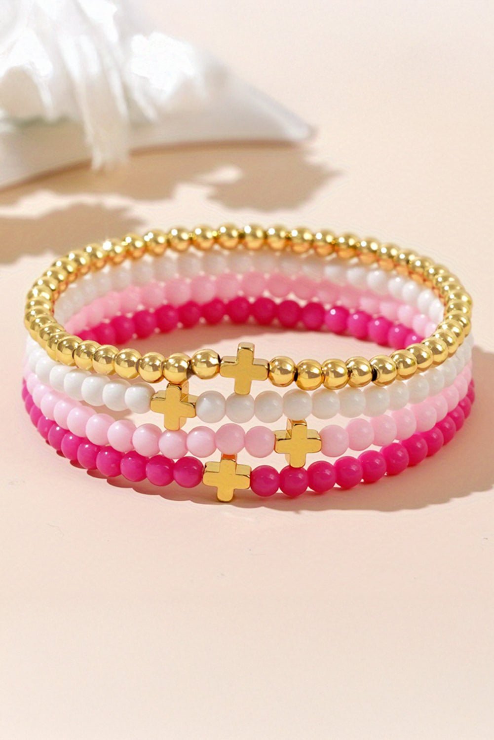 Haisley Layered Elastic Bracelet Set - Hello Beautiful BoutiqueJewelryThreaded Pear