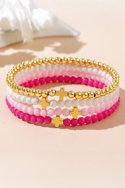 Haisley Layered Elastic Bracelet Set - Hello Beautiful BoutiqueJewelryThreaded Pear
