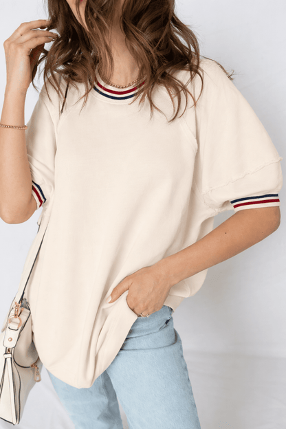 Haisley Sleeve Loose Tunic Top - Hello Beautiful BoutiqueTops & TeesThreaded Pear