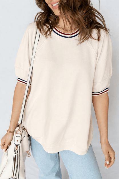 Haisley Sleeve Loose Tunic Top - Hello Beautiful BoutiqueTops & TeesThreaded Pear