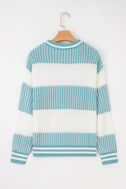 Haley Drop Shoulder Loose Sweater - Hello Beautiful BoutiqueSweatersThreaded Pear