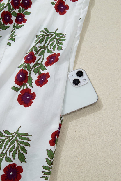 Halo Sleeve Loose Floral Dress - Hello Beautiful BoutiqueFloral DressesThreaded Pear