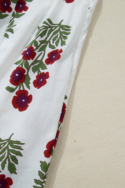 Halo Sleeve Loose Floral Dress - Hello Beautiful BoutiqueFloral DressesThreaded Pear