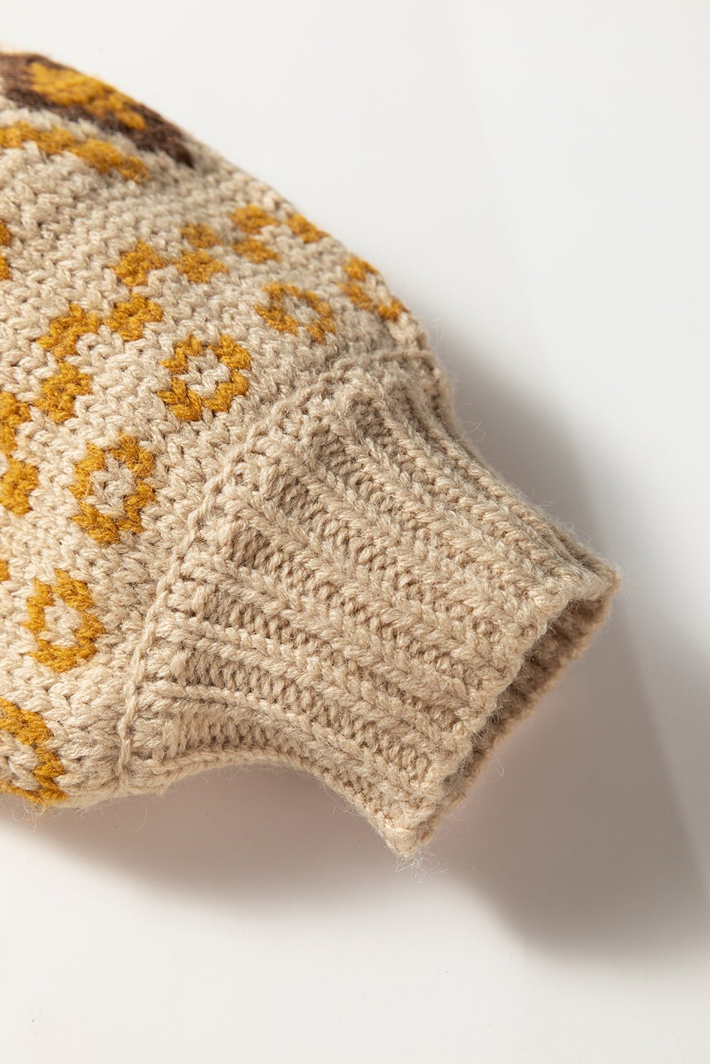 Hana Pattern Knitted Cardigan Sweater - Hello Beautiful BoutiqueCardigansThreaded Pear