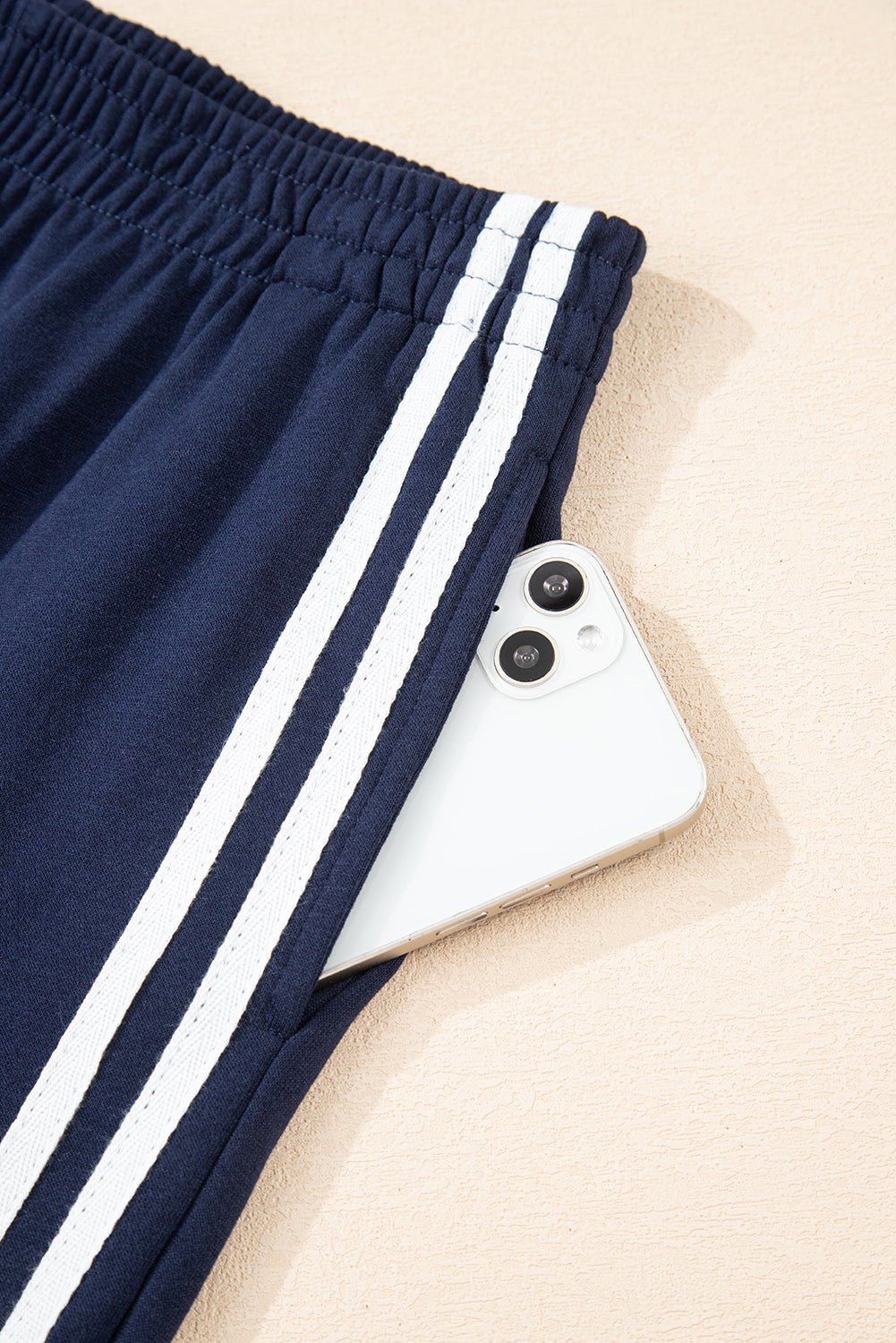 Hana Striped Detail Crewneck Pullover - Hello Beautiful BoutiquePant SetsThreaded Pear