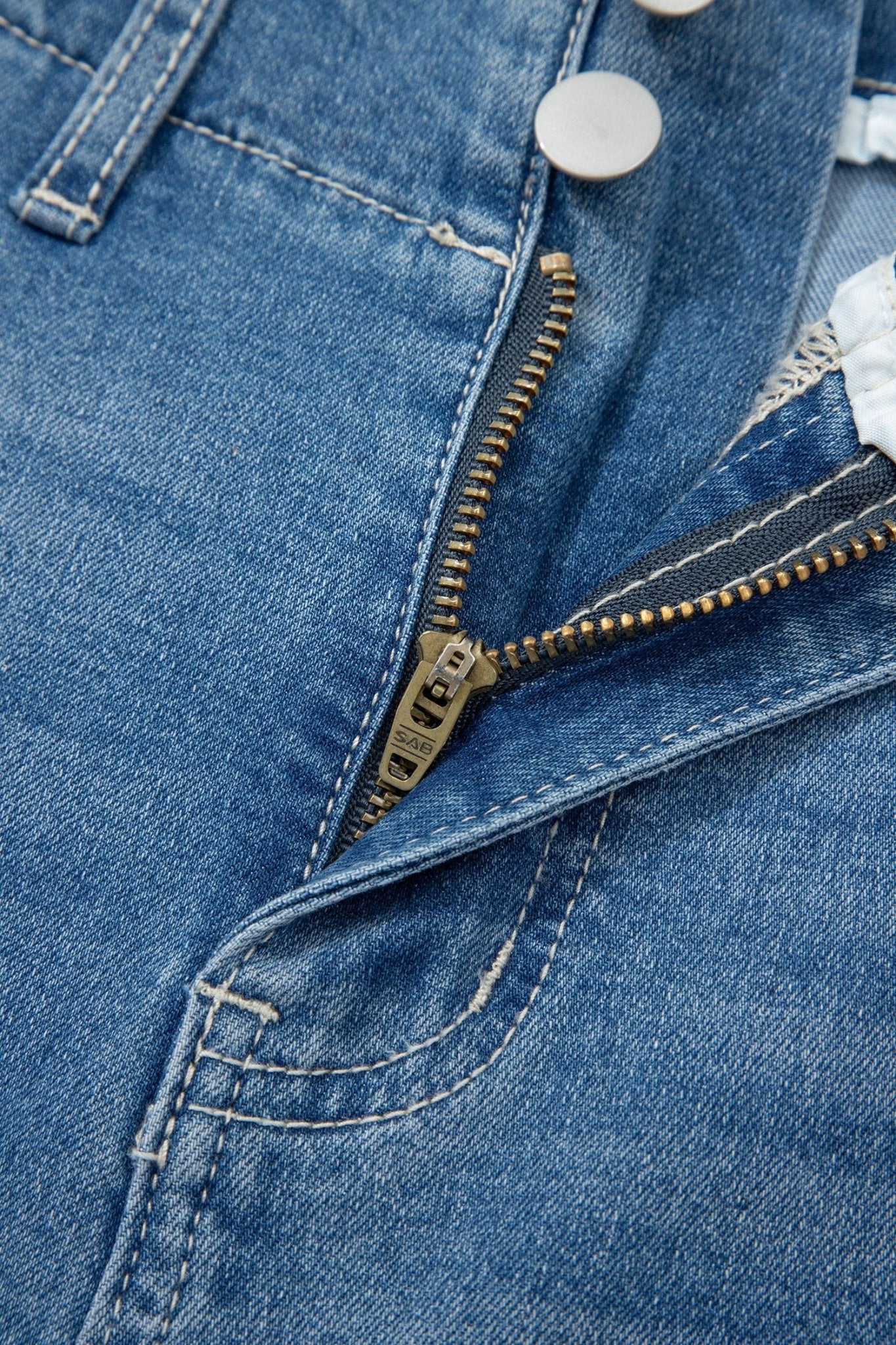 Hana Wash Cuffed Barrel Jeans - Hello Beautiful BoutiqueJeansThreaded Pear