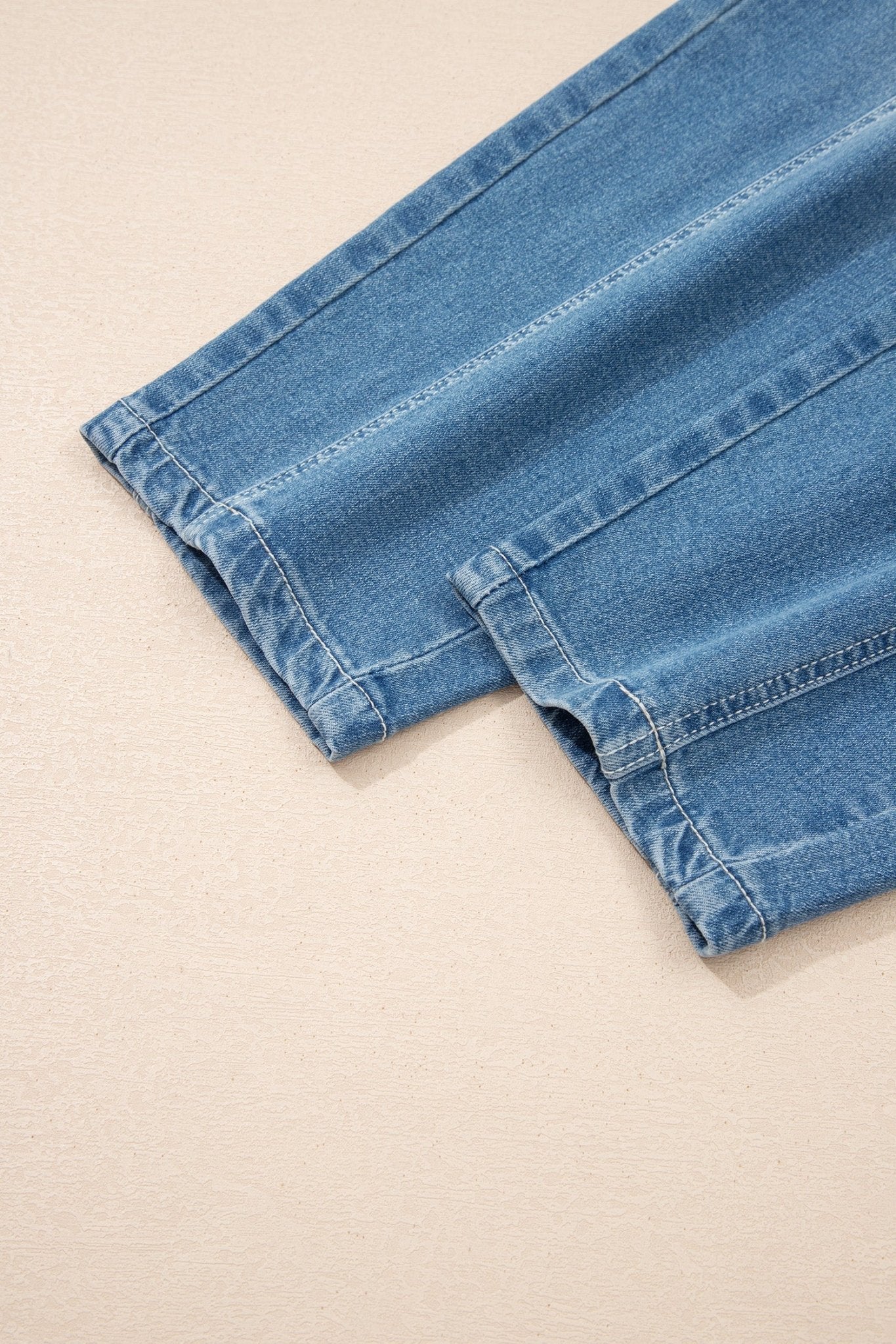 Hana Wash Cuffed Barrel Jeans - Hello Beautiful BoutiqueJeansThreaded Pear