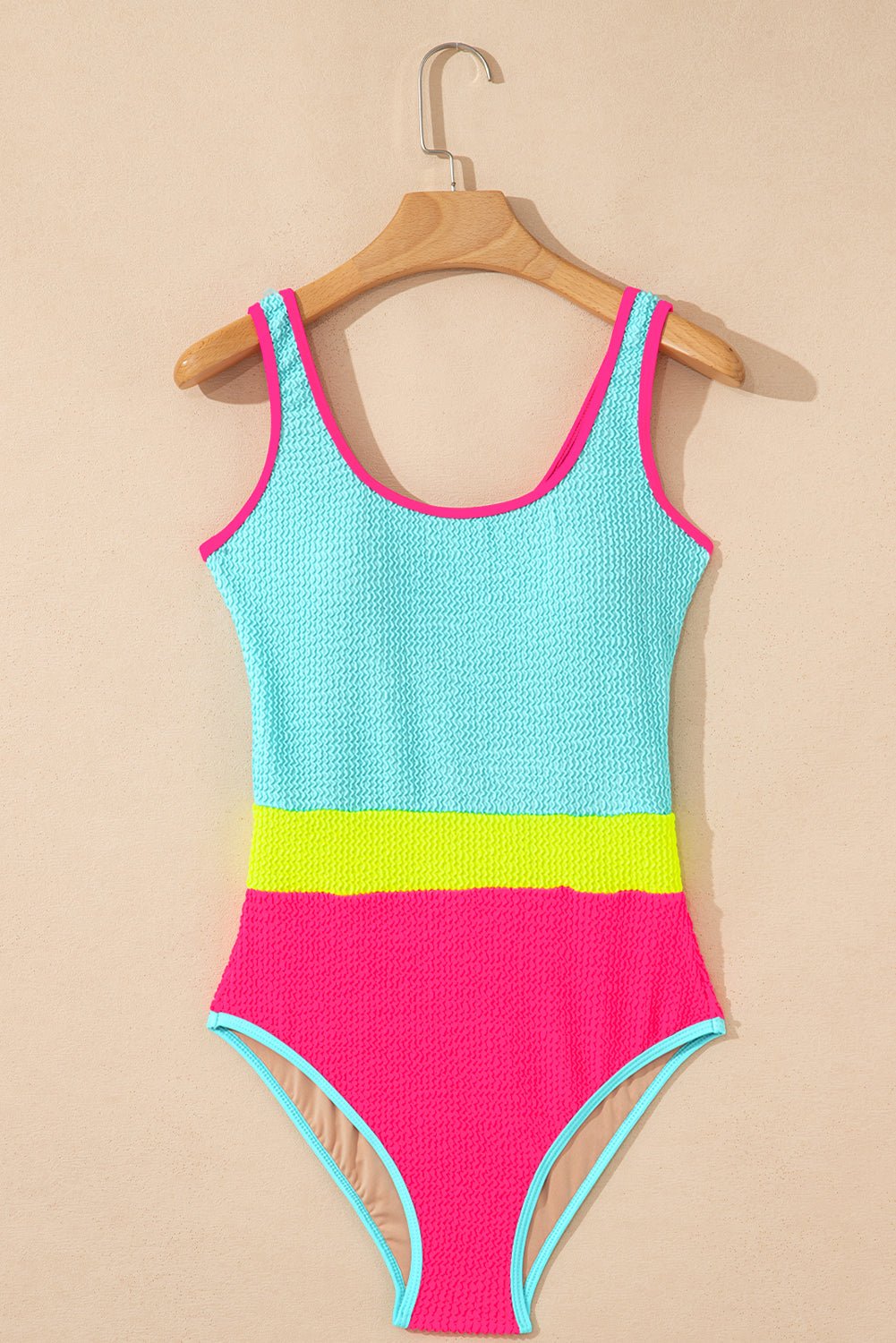 Hanna Patchwork One Piece Swimsuit - Hello Beautiful BoutiqueOne Piece SwimsuitThreaded Pear