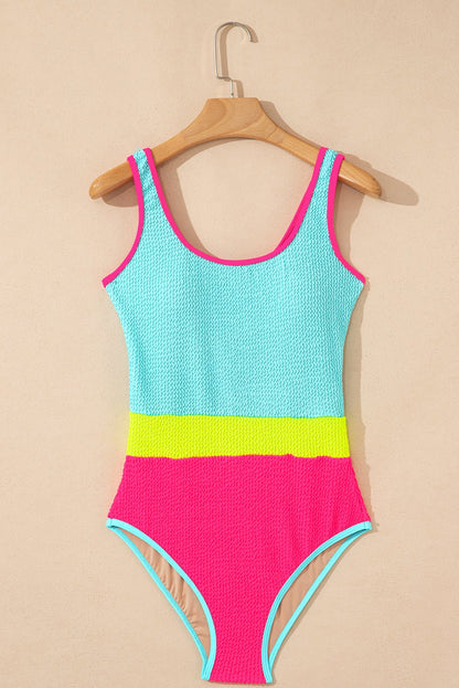 Hanna Patchwork One Piece Swimsuit - Hello Beautiful BoutiqueOne Piece SwimsuitThreaded Pear