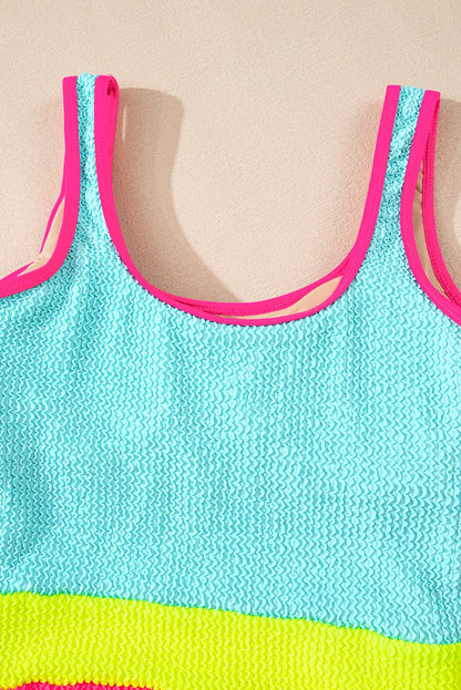 Hanna Patchwork One Piece Swimsuit - Hello Beautiful BoutiqueOne Piece SwimsuitThreaded Pear