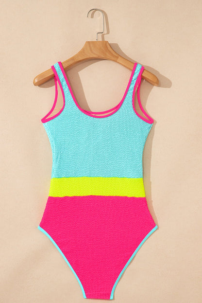 Hanna Patchwork One Piece Swimsuit - Hello Beautiful BoutiqueOne Piece SwimsuitThreaded Pear