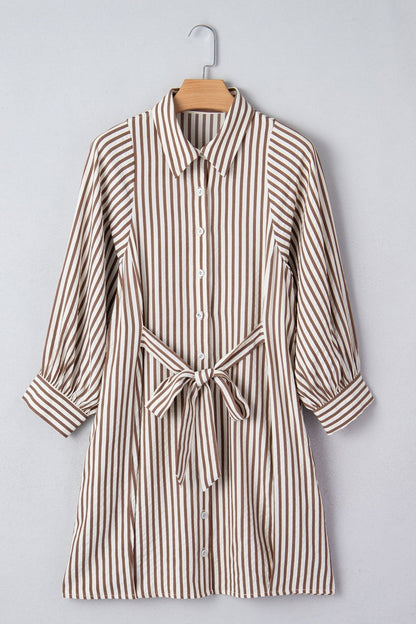 Hanna Sleeve Down Mini Shirt - Hello Beautiful BoutiqueMini DressesThreaded Pear