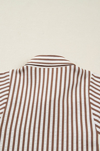 Hanna Sleeve Down Mini Shirt - Hello Beautiful BoutiqueMini DressesThreaded Pear