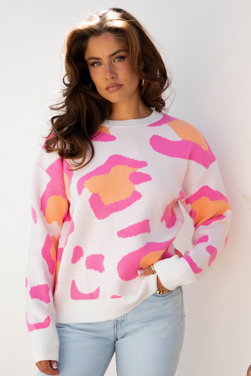 Harlow Drop Shoulder Baggy Sweater - Hello Beautiful BoutiqueSweatersThreaded Pear