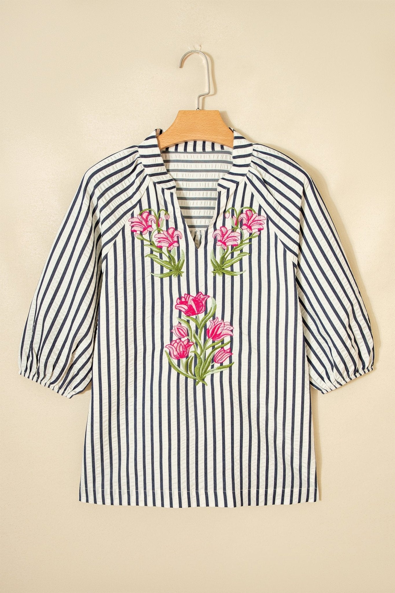 Harmoni Detail Short Sleeve Blouse - Hello Beautiful BoutiqueBlouses & ShirtsThreaded Pear