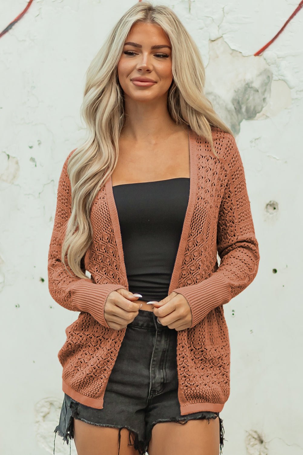 Harmoni Knit Open Front Cardigan - Hello Beautiful Boutique15% OFFThreaded Pear