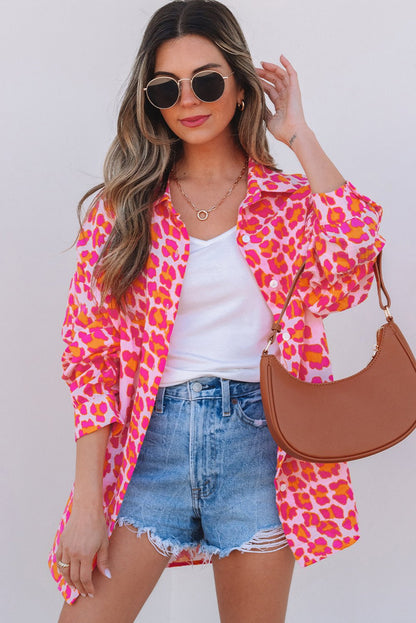 Harmoni Printed Up Loose Shirt - Hello Beautiful Boutique15% OFFThreaded Pear