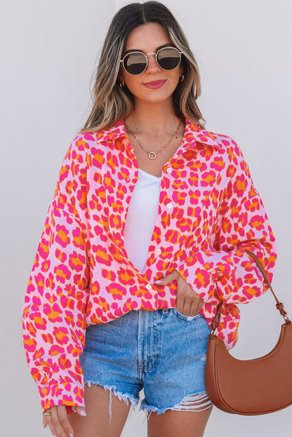 Harmoni Printed Up Loose Shirt - Hello Beautiful Boutique15% OFFThreaded Pear