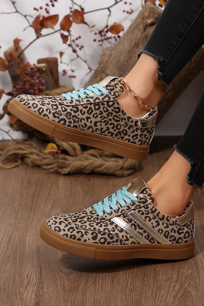 Harmony Detail Lace Up Sneakers - Hello Beautiful BoutiqueWomens ShoesThreaded Pear