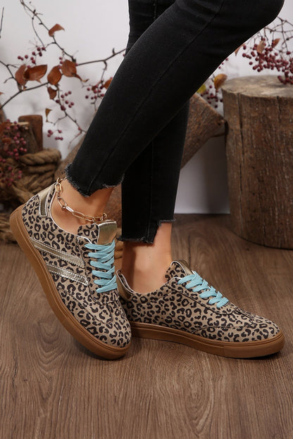Harmony Detail Lace Up Sneakers - Hello Beautiful BoutiqueWomens ShoesThreaded Pear