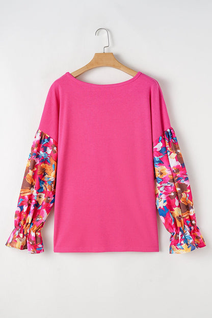 Harmony Sleeve Rib Knit PLUS Top - Hello Beautiful BoutiquePlus Size Long Sleeve TopsThreaded Pear