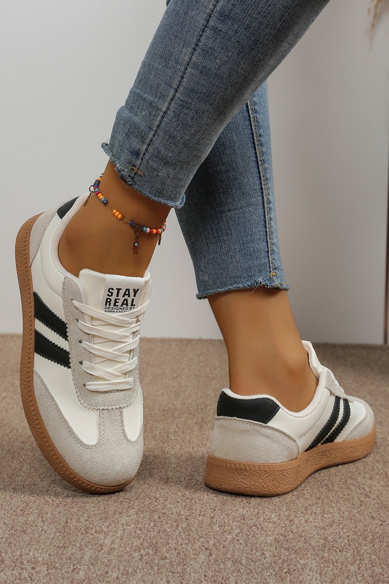 Harper Leather Lace Up Shoes - Hello Beautiful BoutiqueWomens ShoesThreaded Pear
