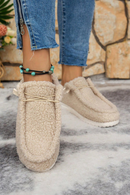 Harper Slip On Sherpa Shoes - Hello Beautiful BoutiqueWomens ShoesThreaded Pear