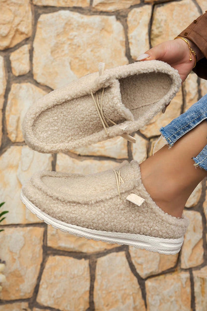 Harper Slip On Sherpa Shoes - Hello Beautiful BoutiqueWomens ShoesThreaded Pear