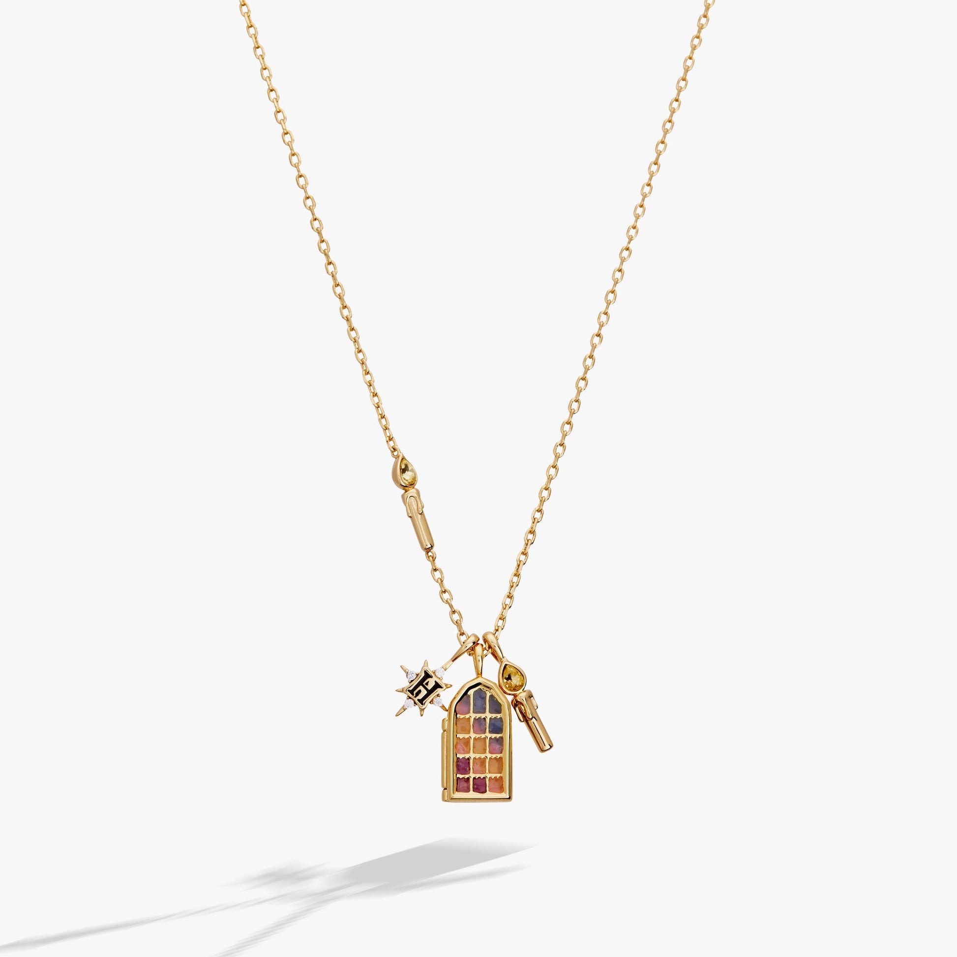 Harry Potter™ Hogwarts Great Hall Cluster Charm Necklace - Hello Beautiful BoutiqueNecklacesALEX AND ANI