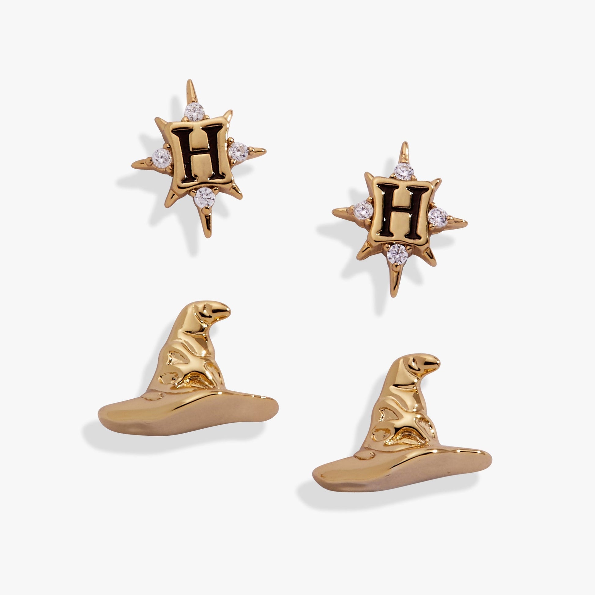 Harry Potter™ Hogwarts & Sorting Hat Earring Set of 2 - Hello Beautiful BoutiqueEarringsALEX AND ANI