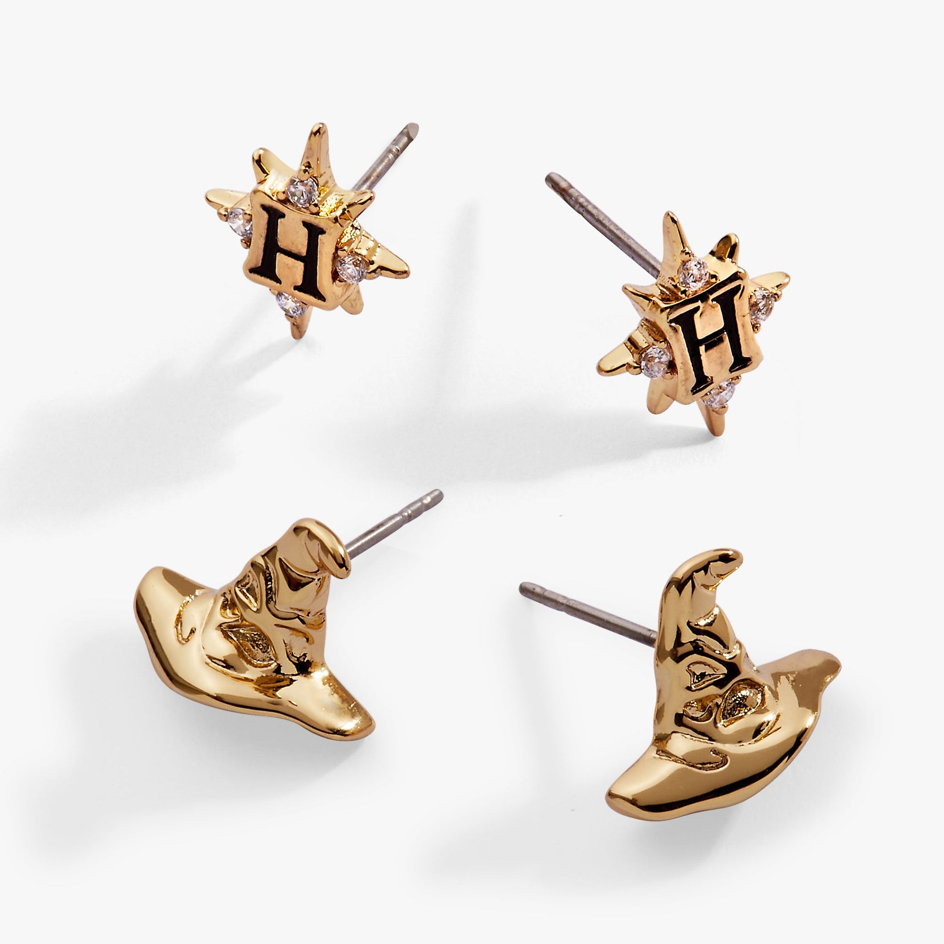 Harry Potter™ Hogwarts & Sorting Hat Earring Set of 2 - Hello Beautiful BoutiqueEarringsALEX AND ANI