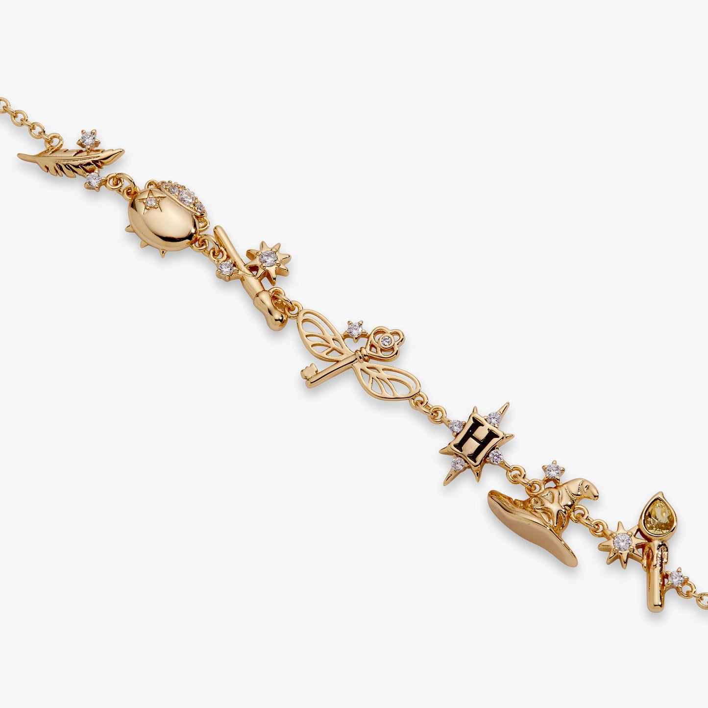 Harry Potter™ Mixed Icon Inline Charm Bracelet - Hello Beautiful BoutiqueBraceletsALEX AND ANI