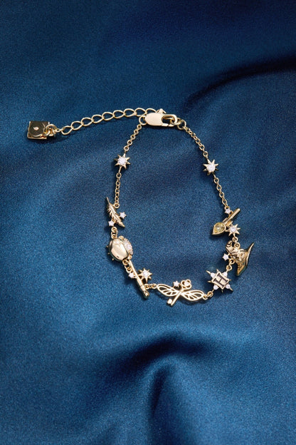 Harry Potter™ Mixed Icon Inline Charm Bracelet - Hello Beautiful BoutiqueBraceletsALEX AND ANI