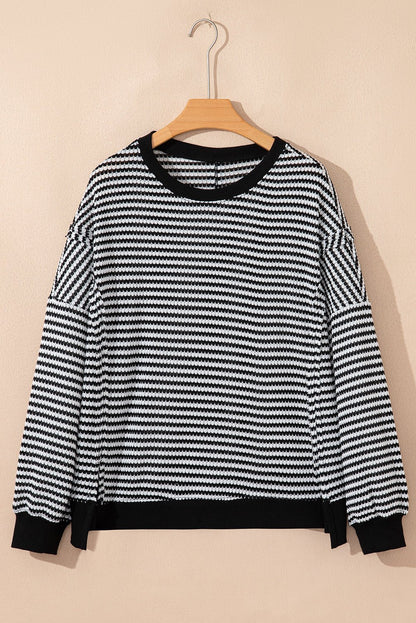 Hattie Sleeve Oversize top Long Sleeve Top - Hello Beautiful BoutiqueLong Sleeve TopsThreaded Pear