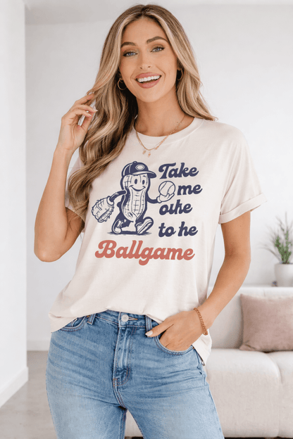 Hattie the Ballgame Casual Tee - Hello Beautiful BoutiqueGraphic TeesThreaded Pear