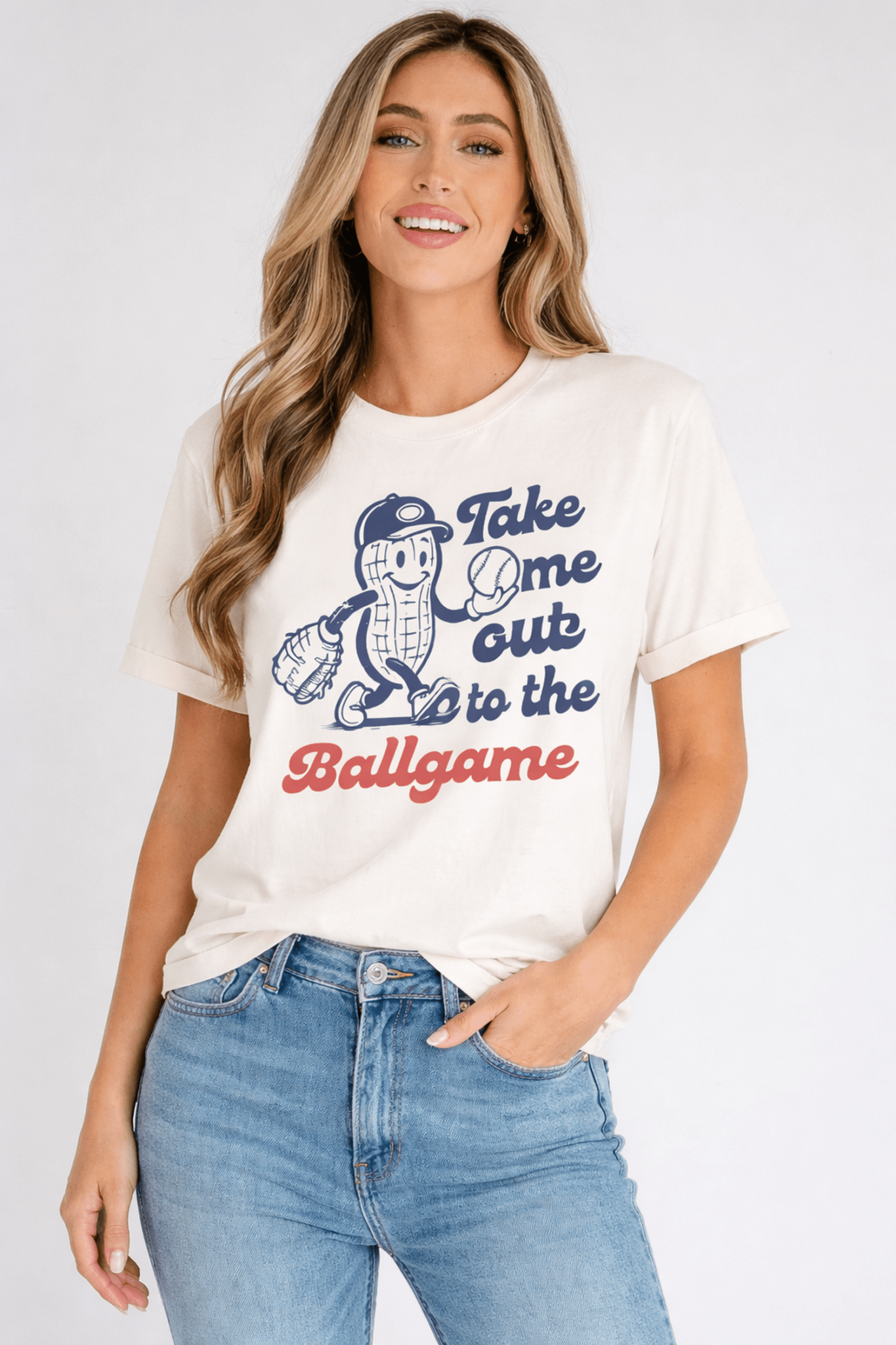 Hattie the Ballgame Casual Tee - Hello Beautiful BoutiqueGraphic TeesThreaded Pear