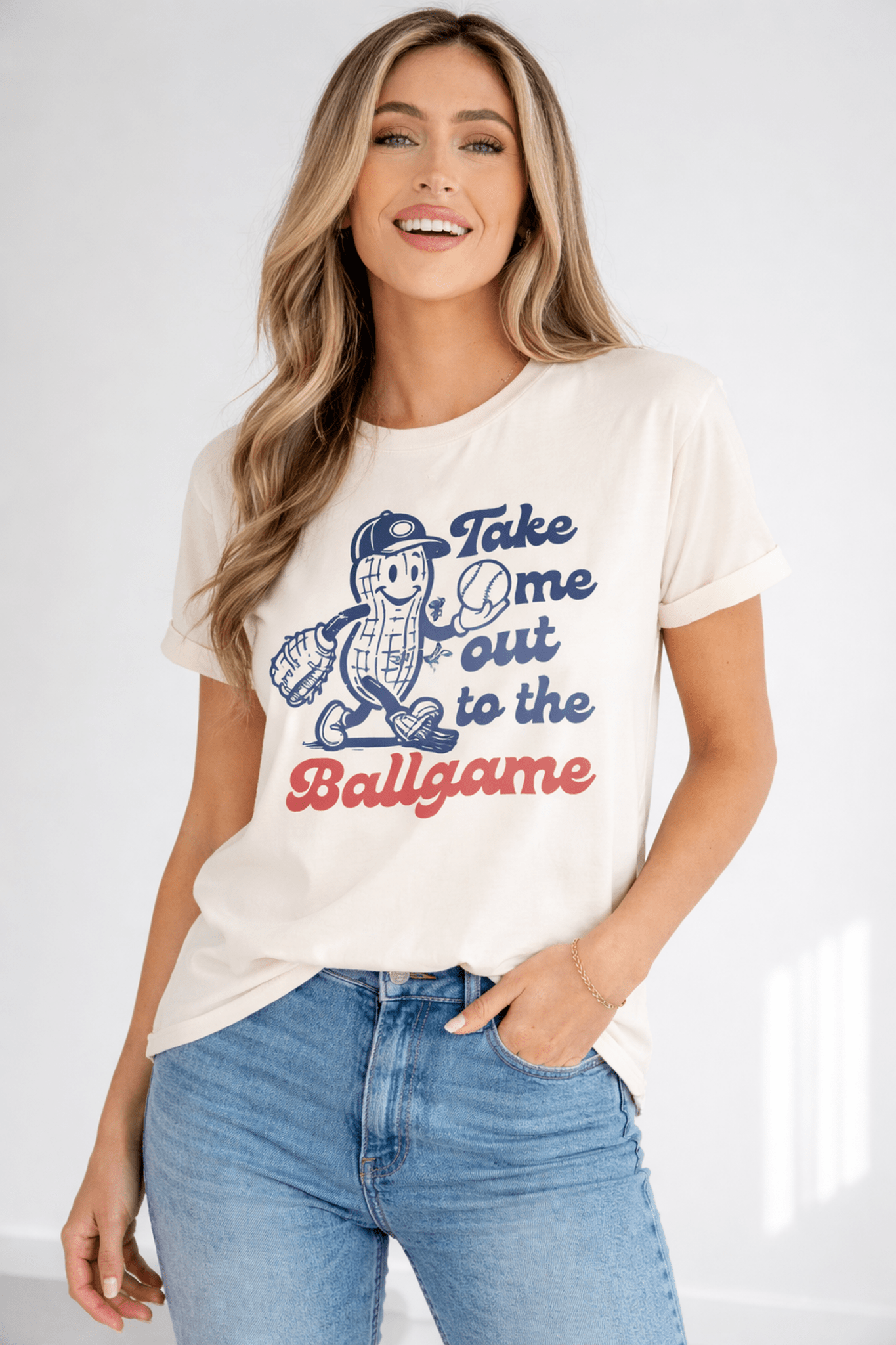 Hattie the Ballgame Casual Tee - Hello Beautiful BoutiqueGraphic TeesThreaded Pear